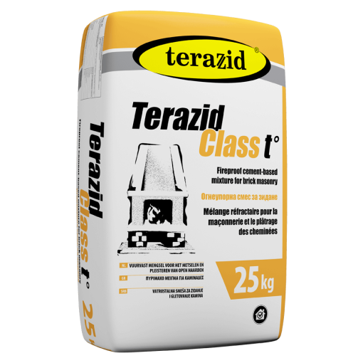 смес за зидане камини terazid class t