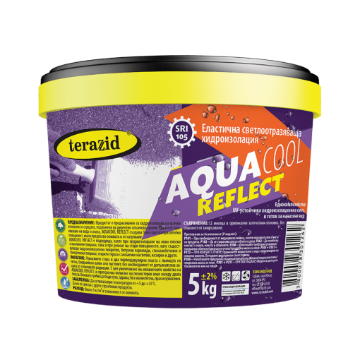 хидроизолация светлоотразяваща aquacool reflect uv теразид