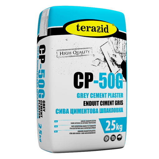 циментова шпакловка теразид cp-50g