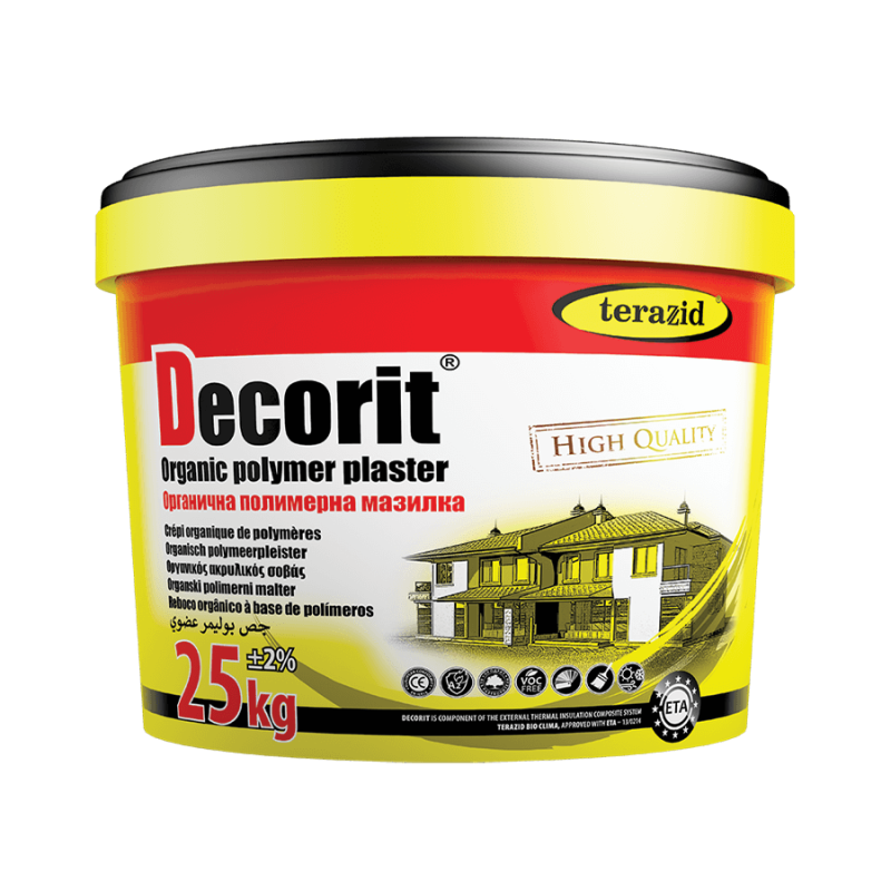 полимерна мазилка теразид decorit
