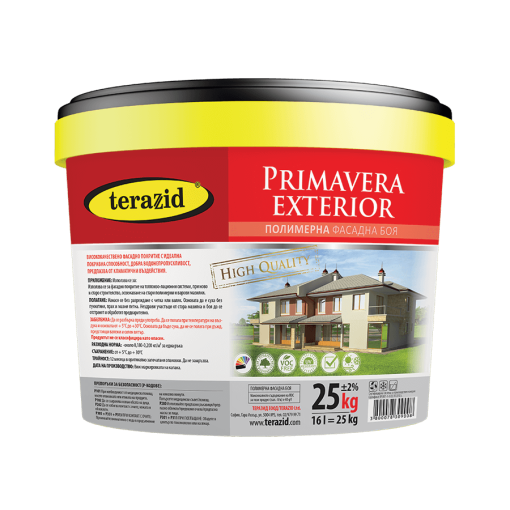 полимерна фасадна боя теразид primavera exterior