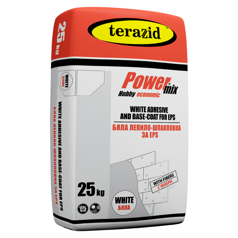 лепило-шпакловка за eps теразид power mix