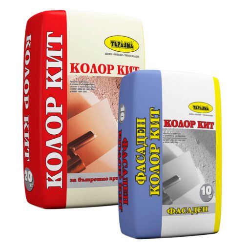 фасадна фина шпакловка теразид колор кит