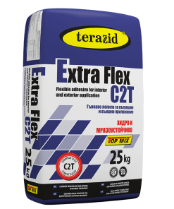 флексово лепило за плочки теразид top mix extra flex c2t