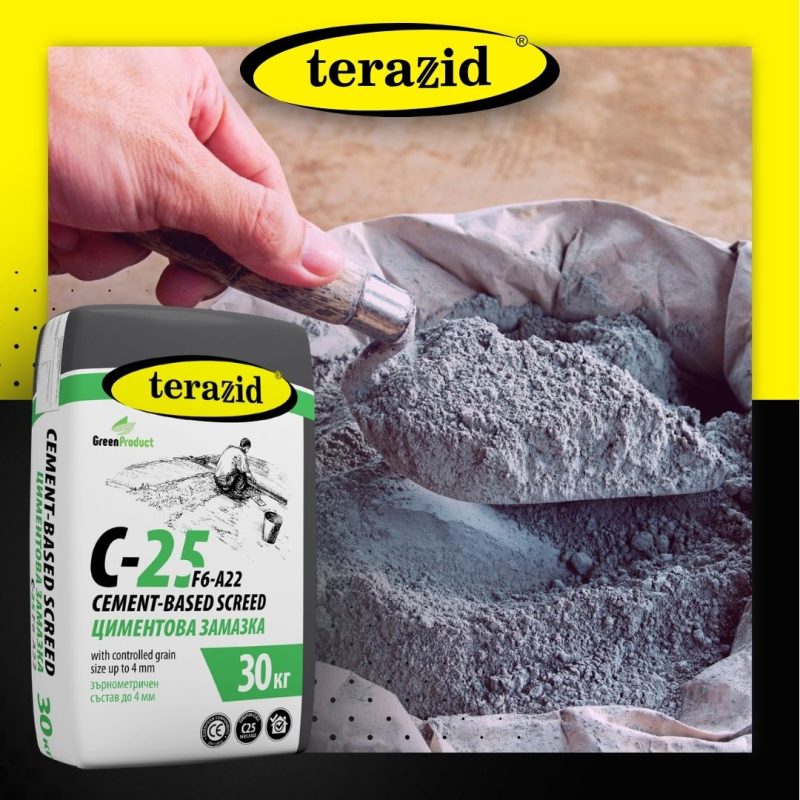 Как да изберете циментова смес Terazid според строителните изисквания