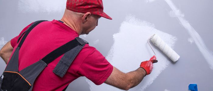 професионално нанасяне на латекс за стени